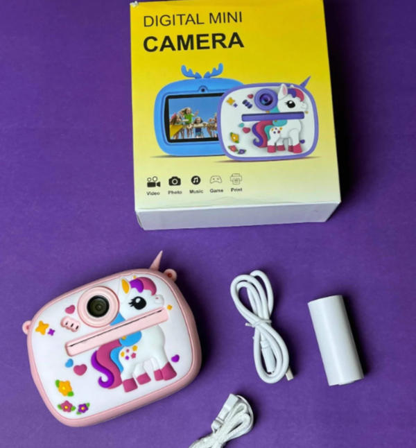 Jednorog fotoaparat za decu sa štampačem slika