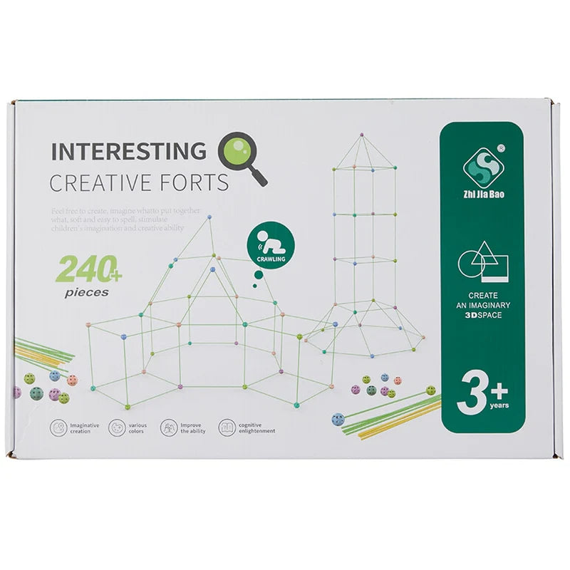 Konstruktorski set za izradu šatora i kućica 240 elemenata