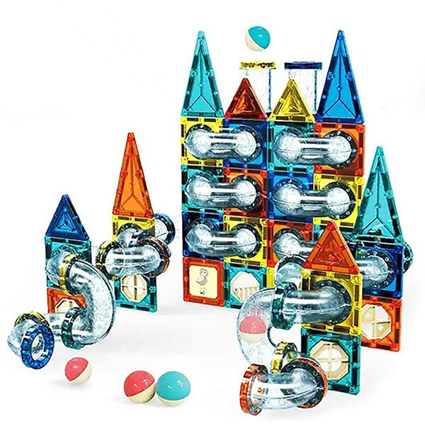 3D Magnetni građevinski set blokova za decu 168 delova