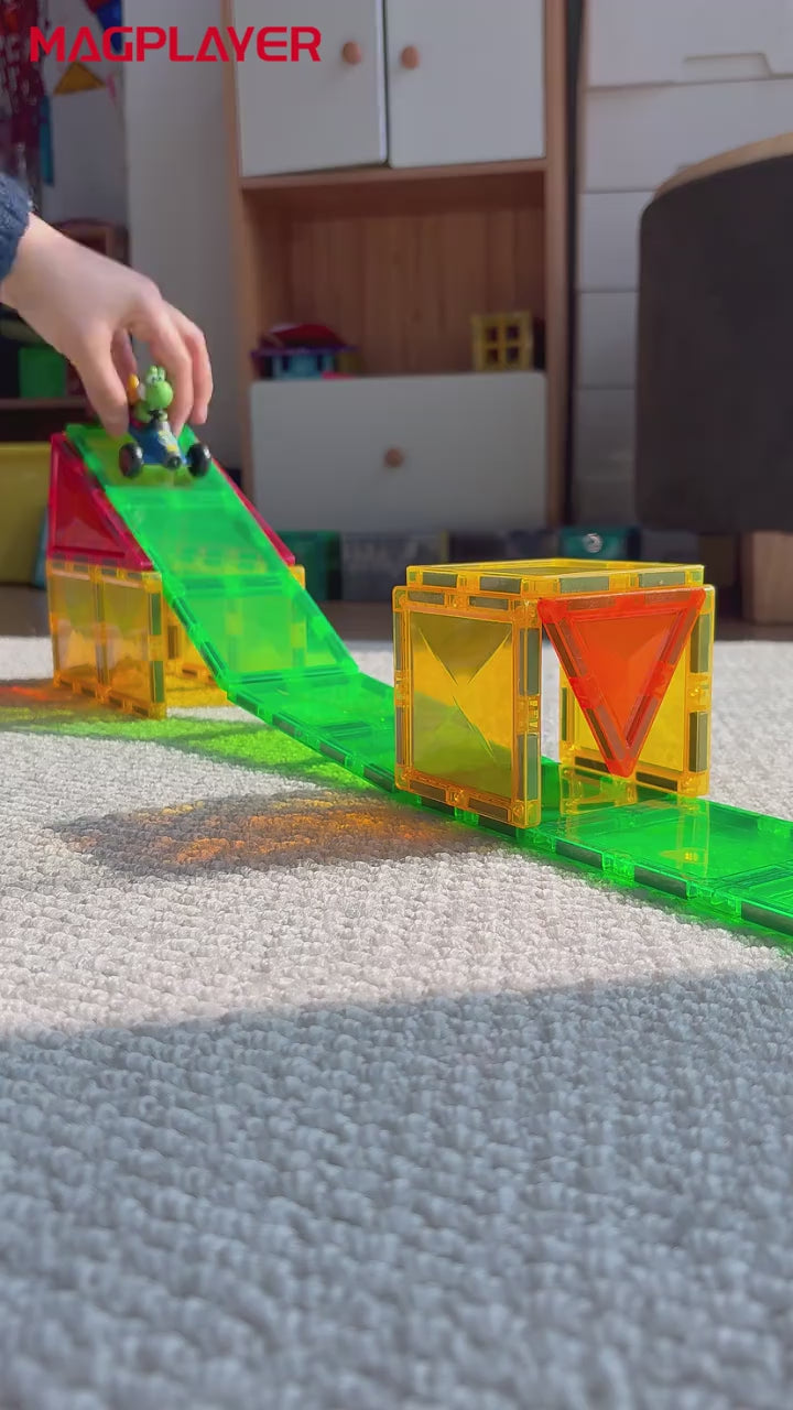 3D Magnetni građevinski set blokova za decu 97 delova